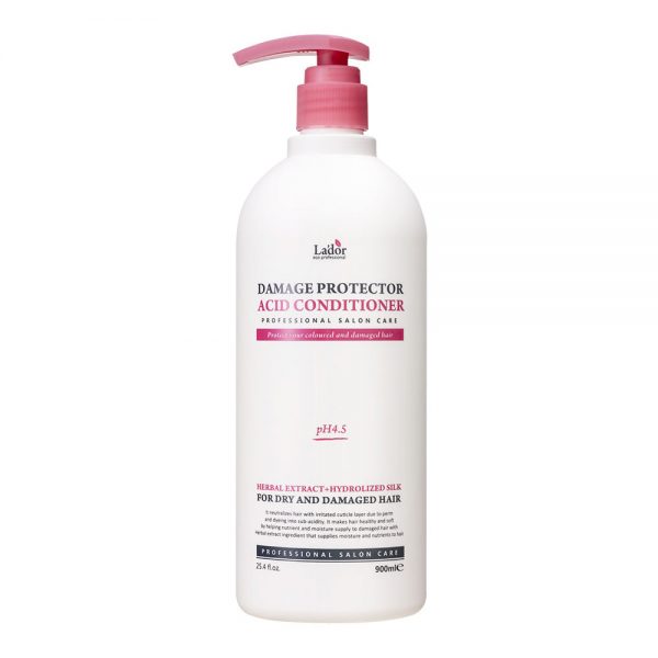 LADOR DAMAGE PROTECTOR ACID CONDITIONER Слабокислотный кондиционер для поврежденных волос - картинка lador-damage-protector-acid-conditioner-600x600.jpg