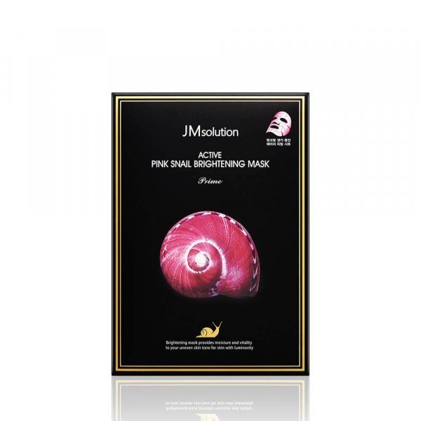 JM SOLUTION ACTIVE PINK SNAIL BRIGHTENING MASK PRIME Маска с муцином розовой улитки для сияния - картинка jm-solution-active-pink-snail-brightening-mask-prime-30ml-600x600.jpg